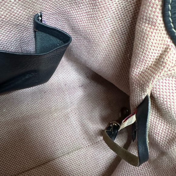 Dooney and Burke East West Slouch Black Pebbled Leather Hobo Bag - Picture 12 of 12